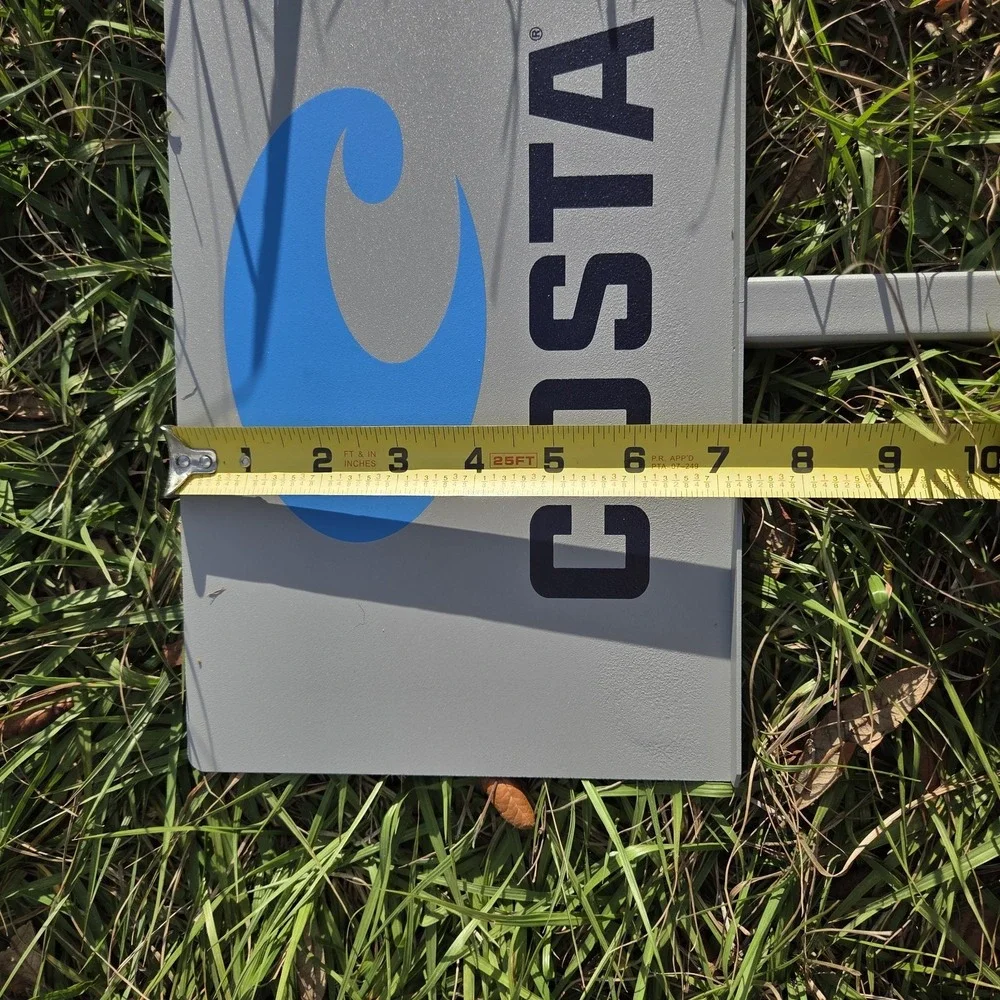 NEW Costa Store‎ Authentic Promo Retail Display Sign Metal Sunglasses  RARE